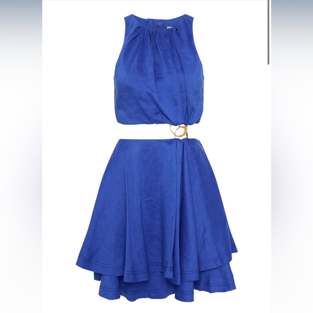 Aje Holt Ring Mini Cut Out Dress